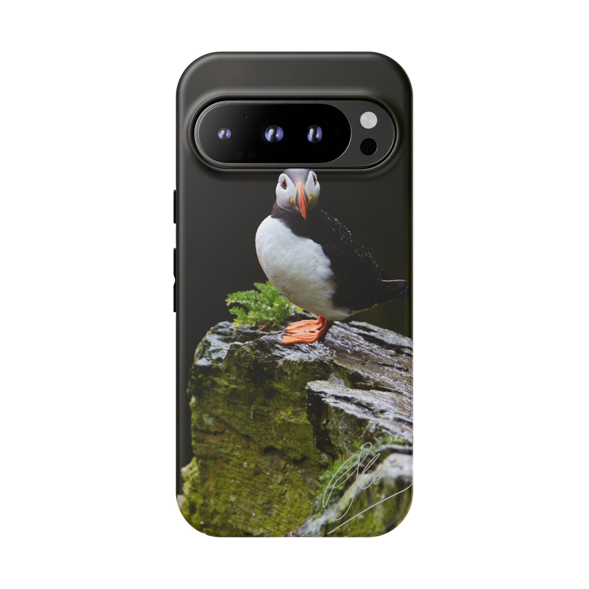 The Watchful Puffin - Android Phone Case