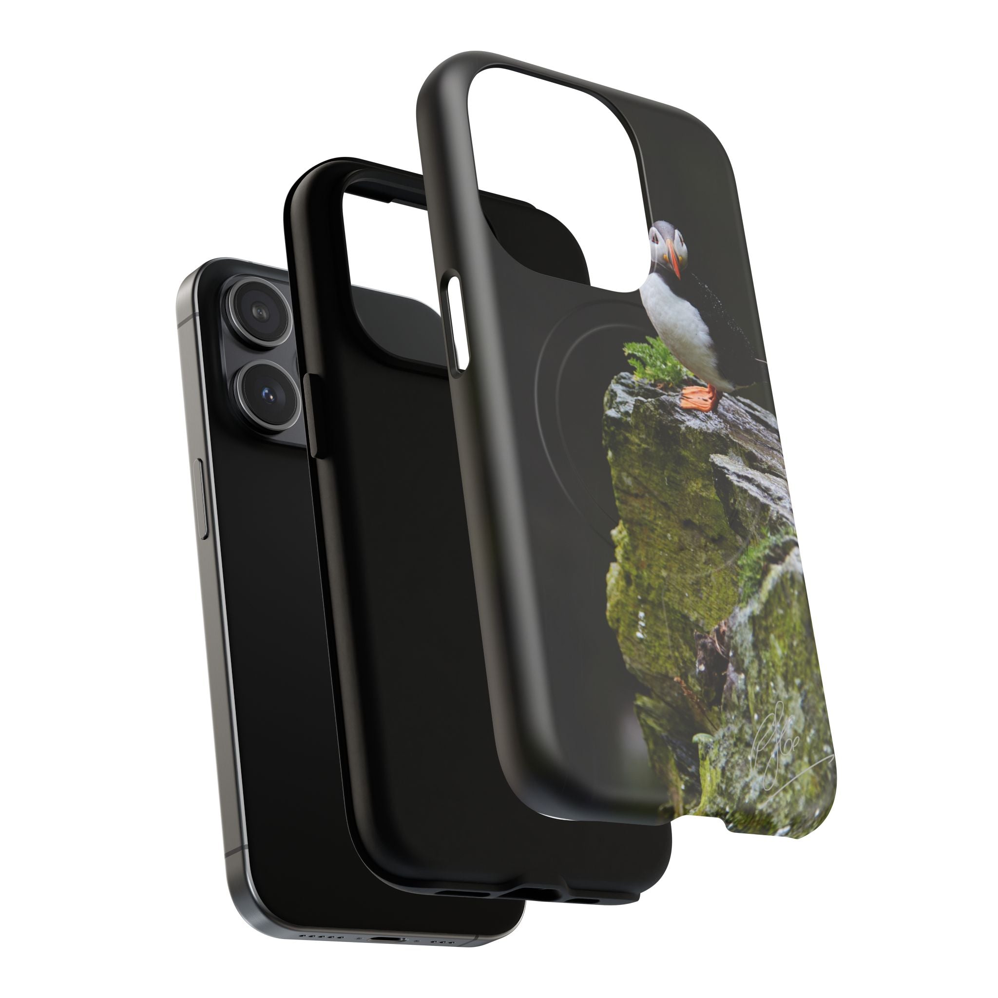 The Watchful Puffin - iPhone Magsafe Case