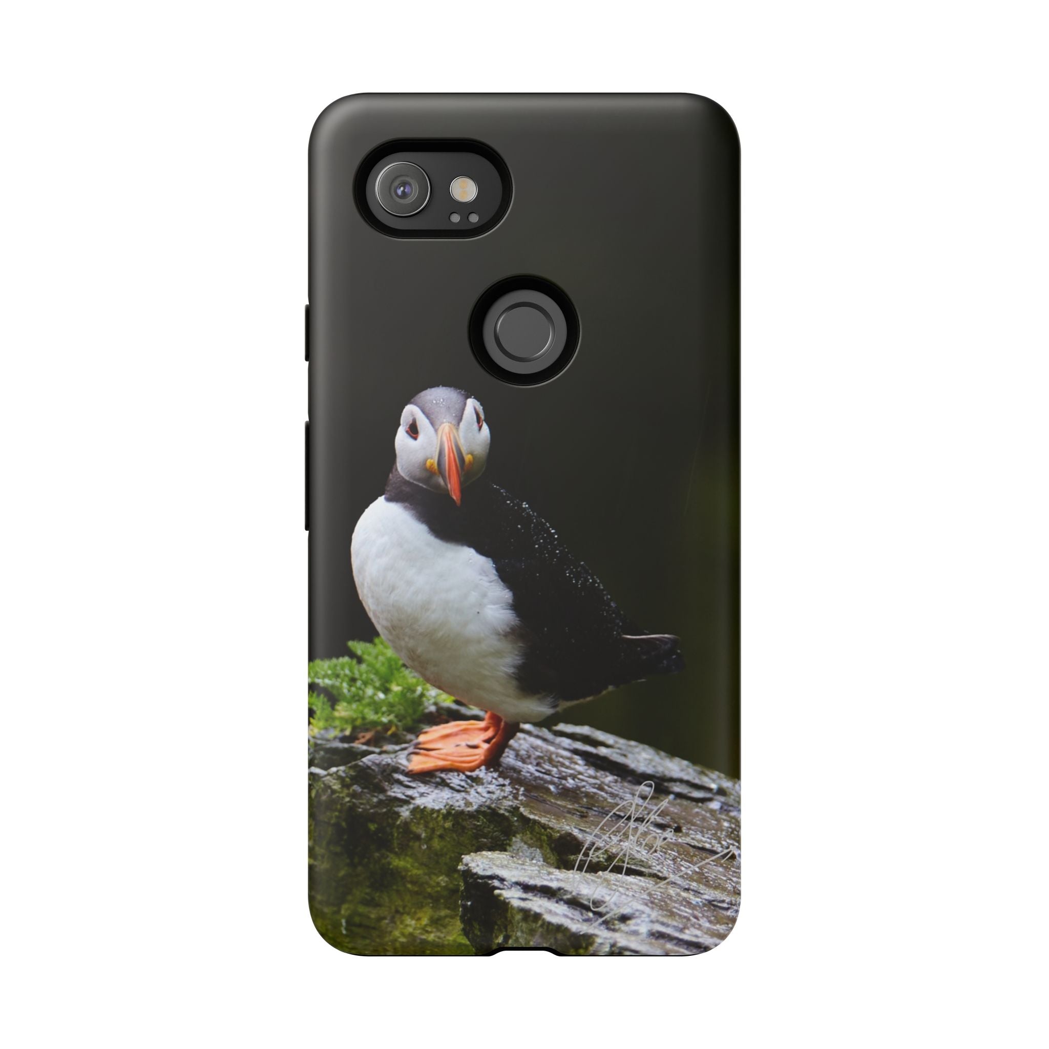 The Watchful Puffin - Android Phone Case