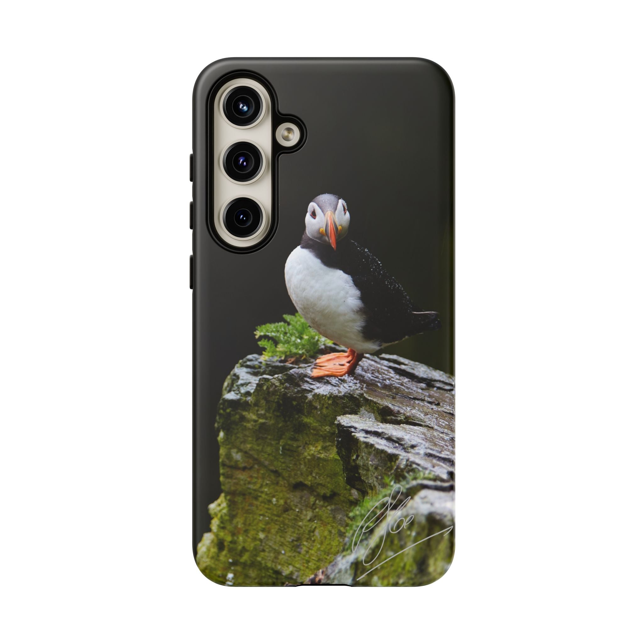 The Watchful Puffin - Android Phone Case