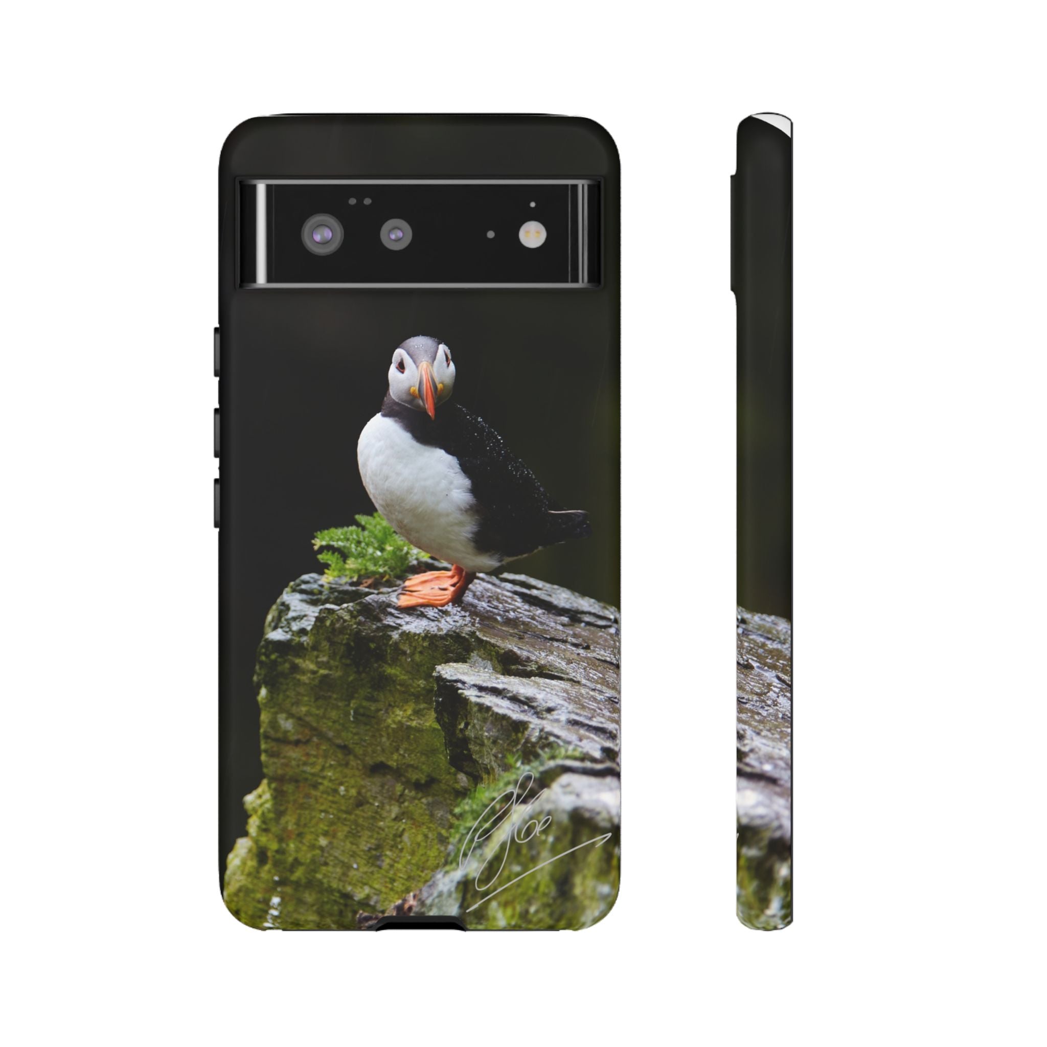 The Watchful Puffin - Android Phone Case