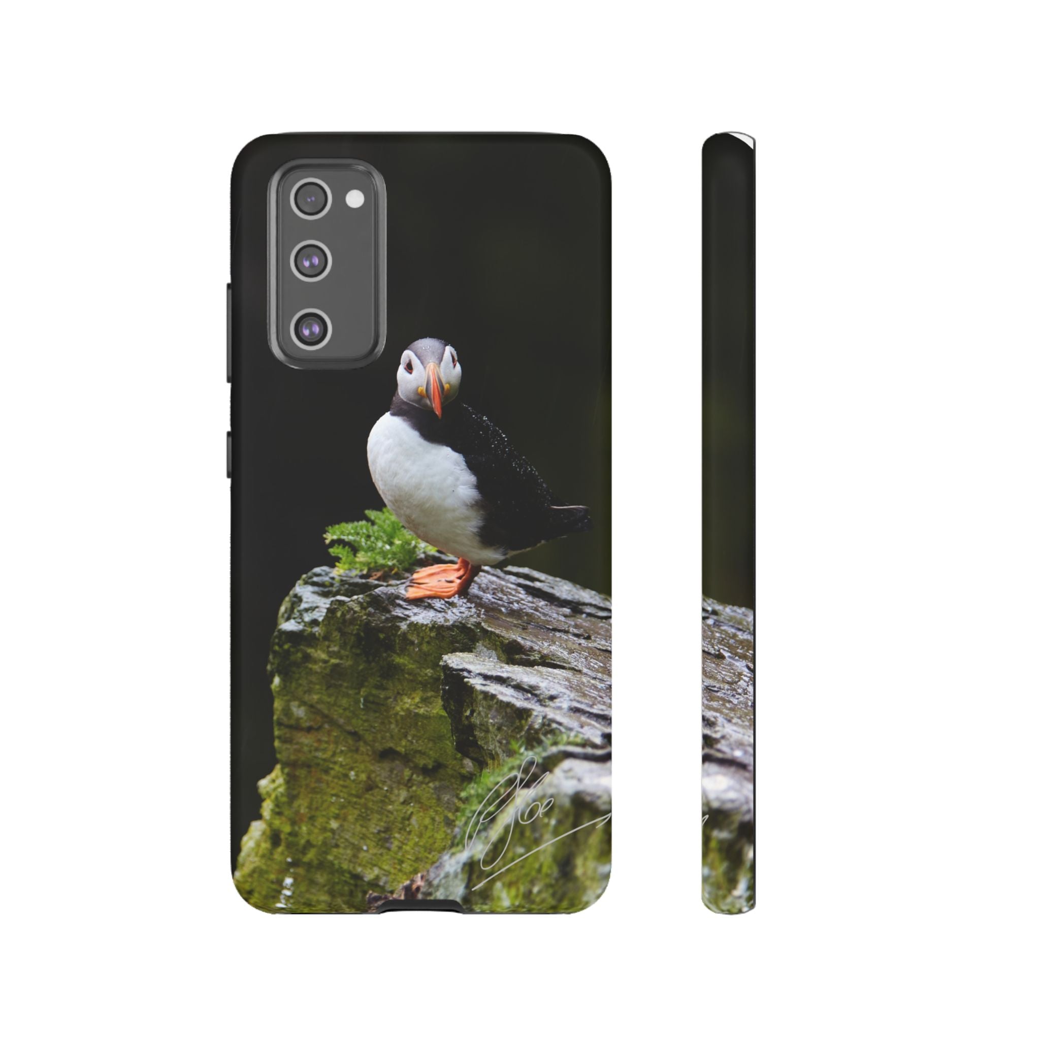 The Watchful Puffin - Android Phone Case