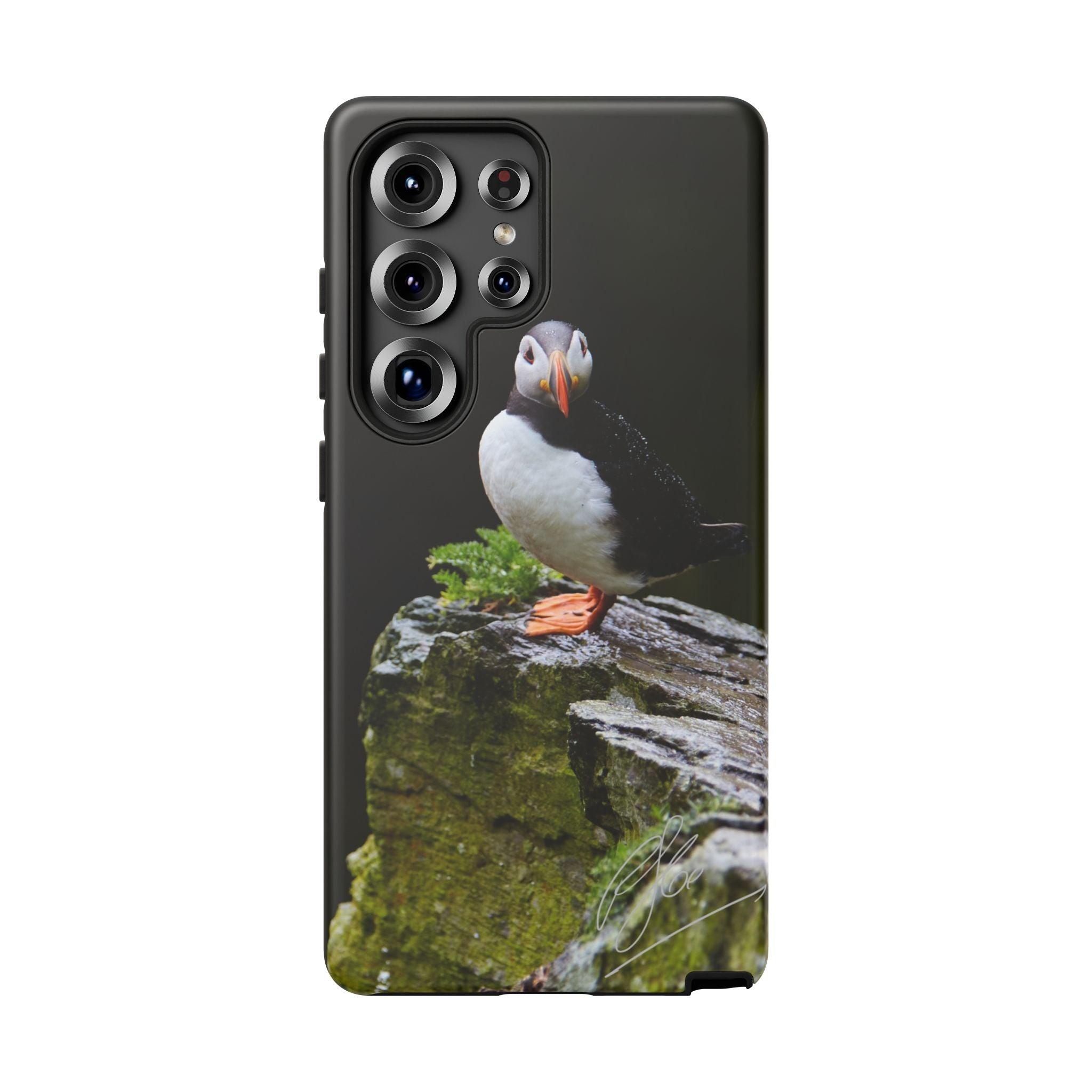 The Watchful Puffin - Android Phone Case
