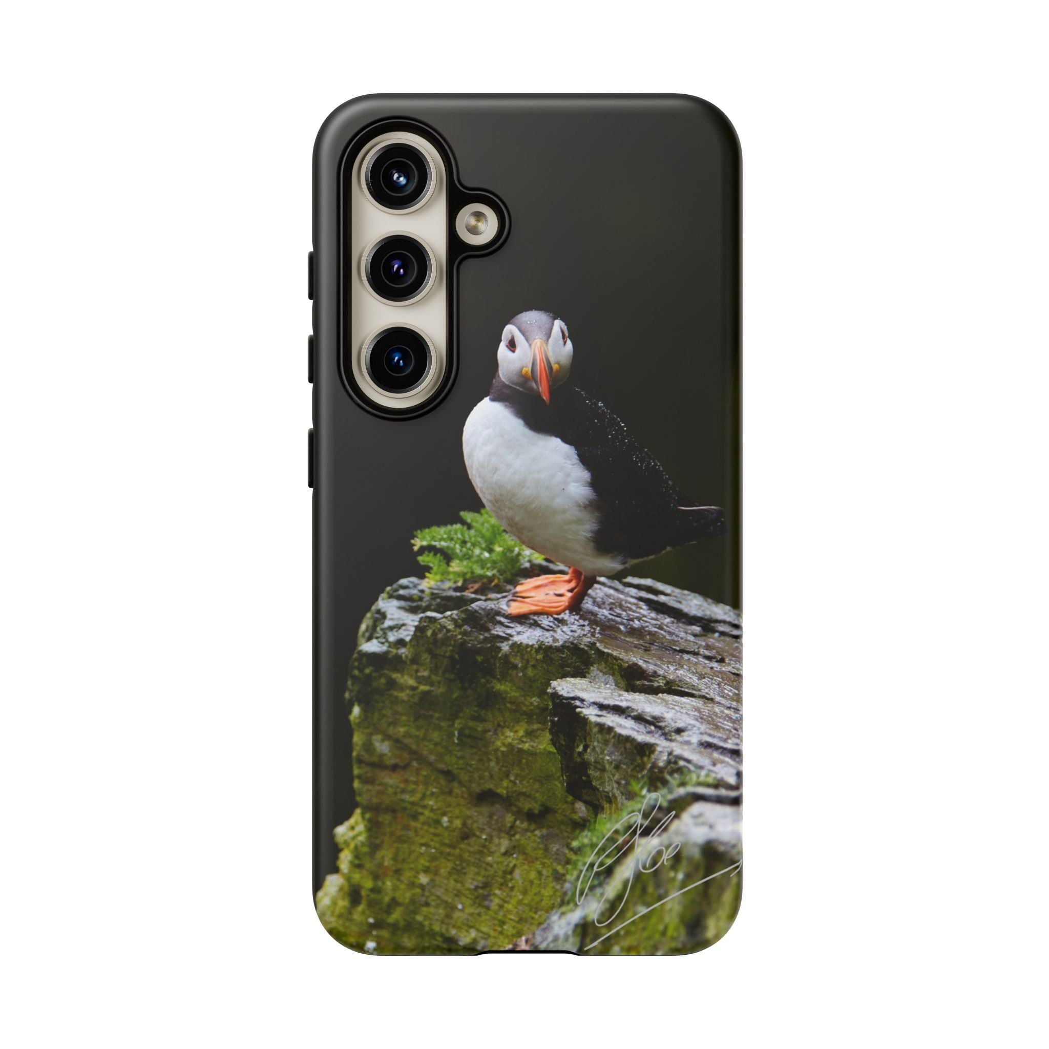 The Watchful Puffin - Android Phone Case
