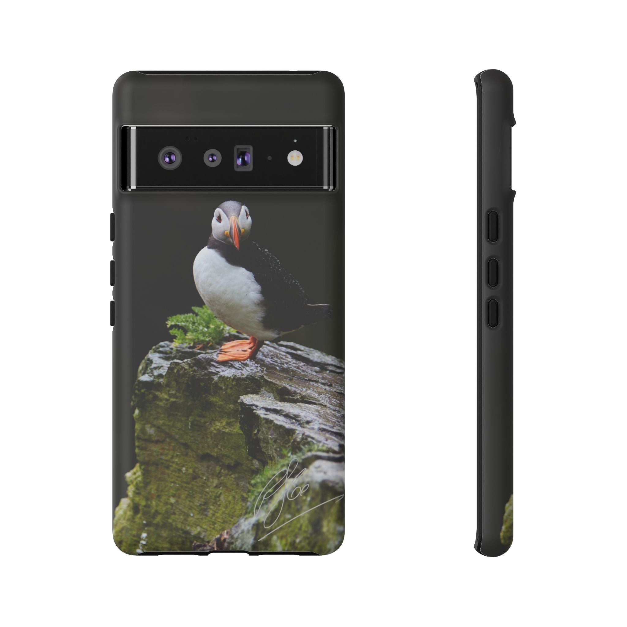 The Watchful Puffin - Android Phone Case