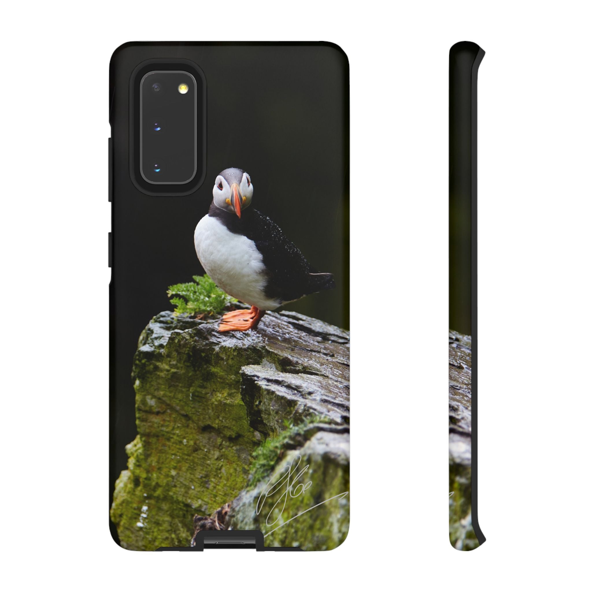 The Watchful Puffin - Android Phone Case