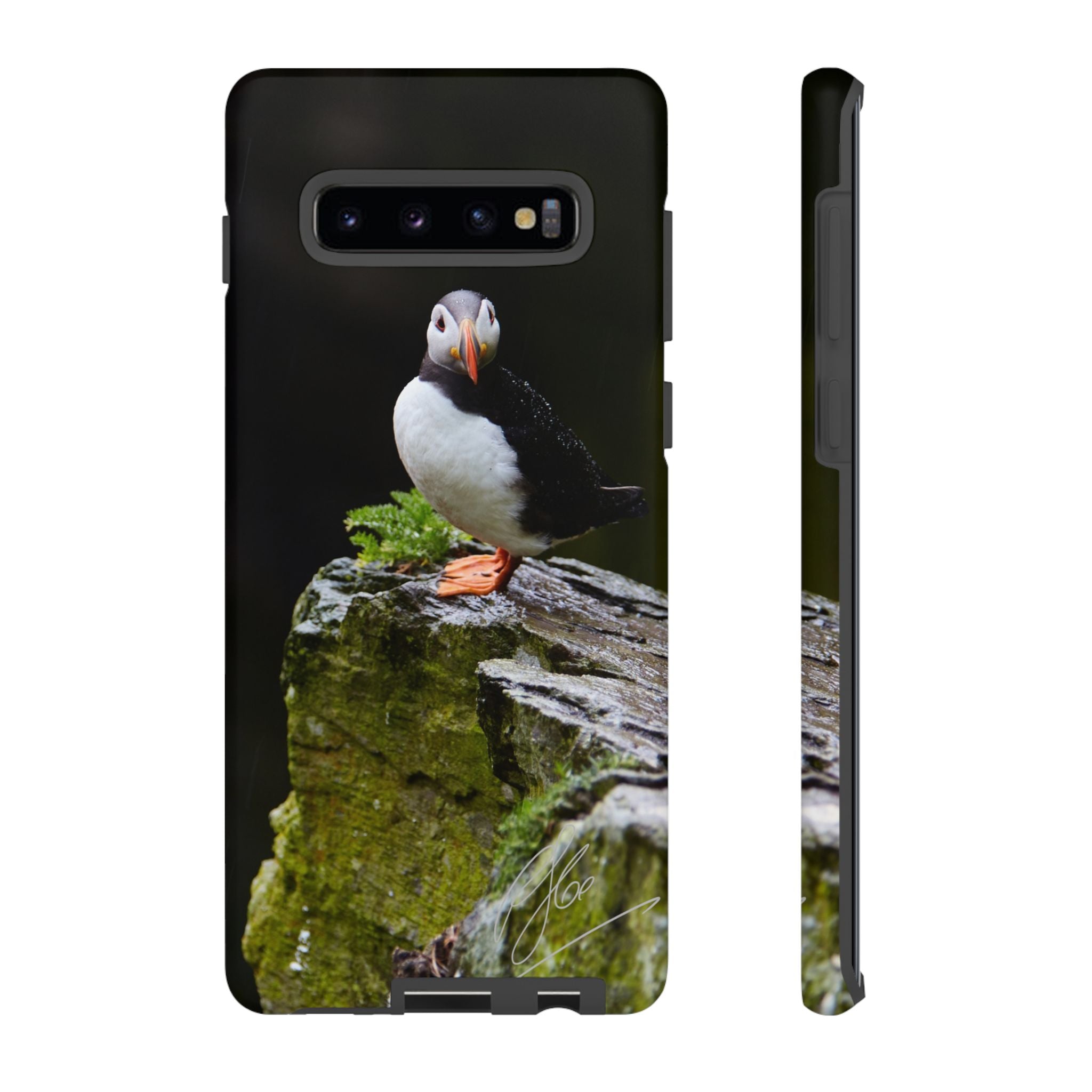 The Watchful Puffin - Android Phone Case