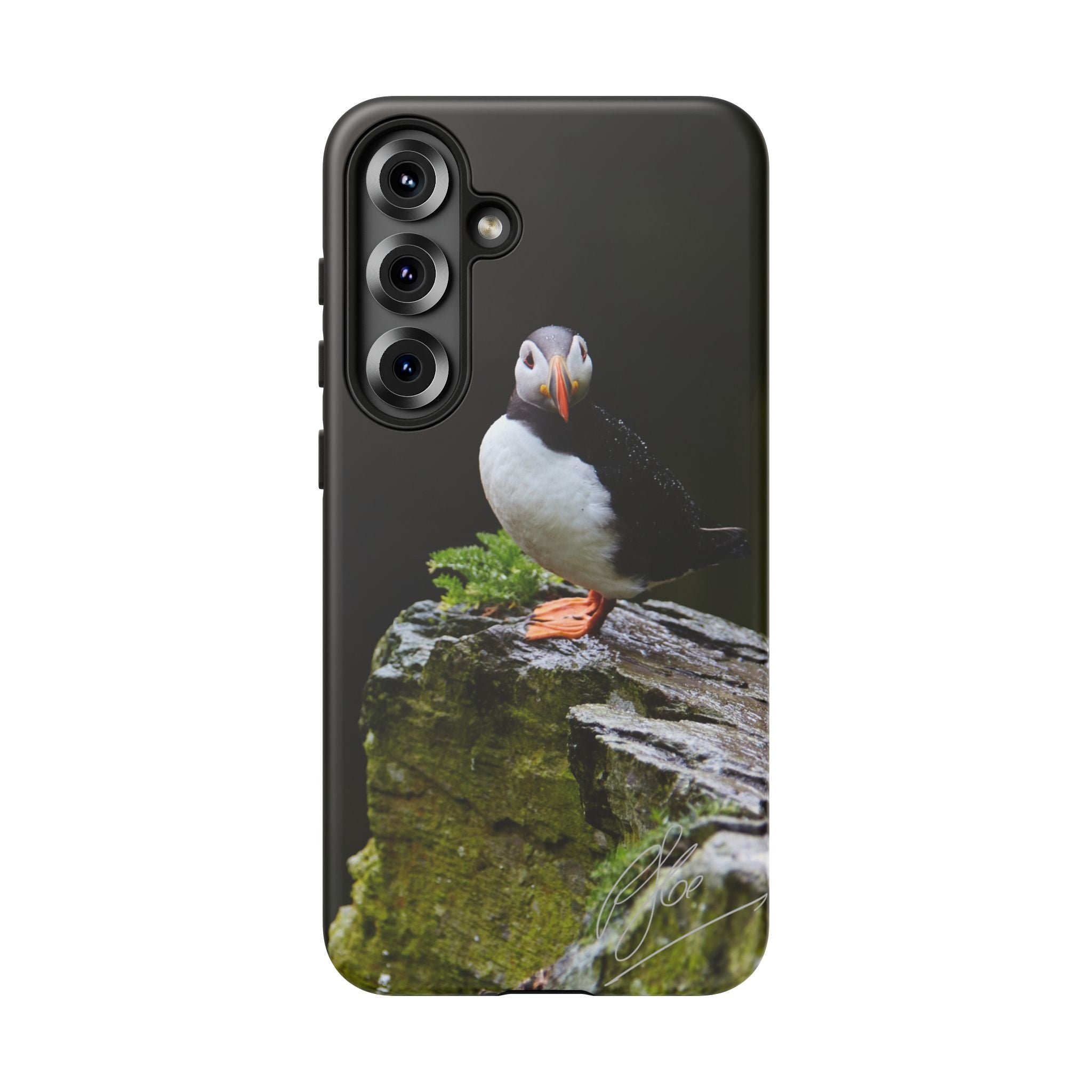 The Watchful Puffin - Android Phone Case