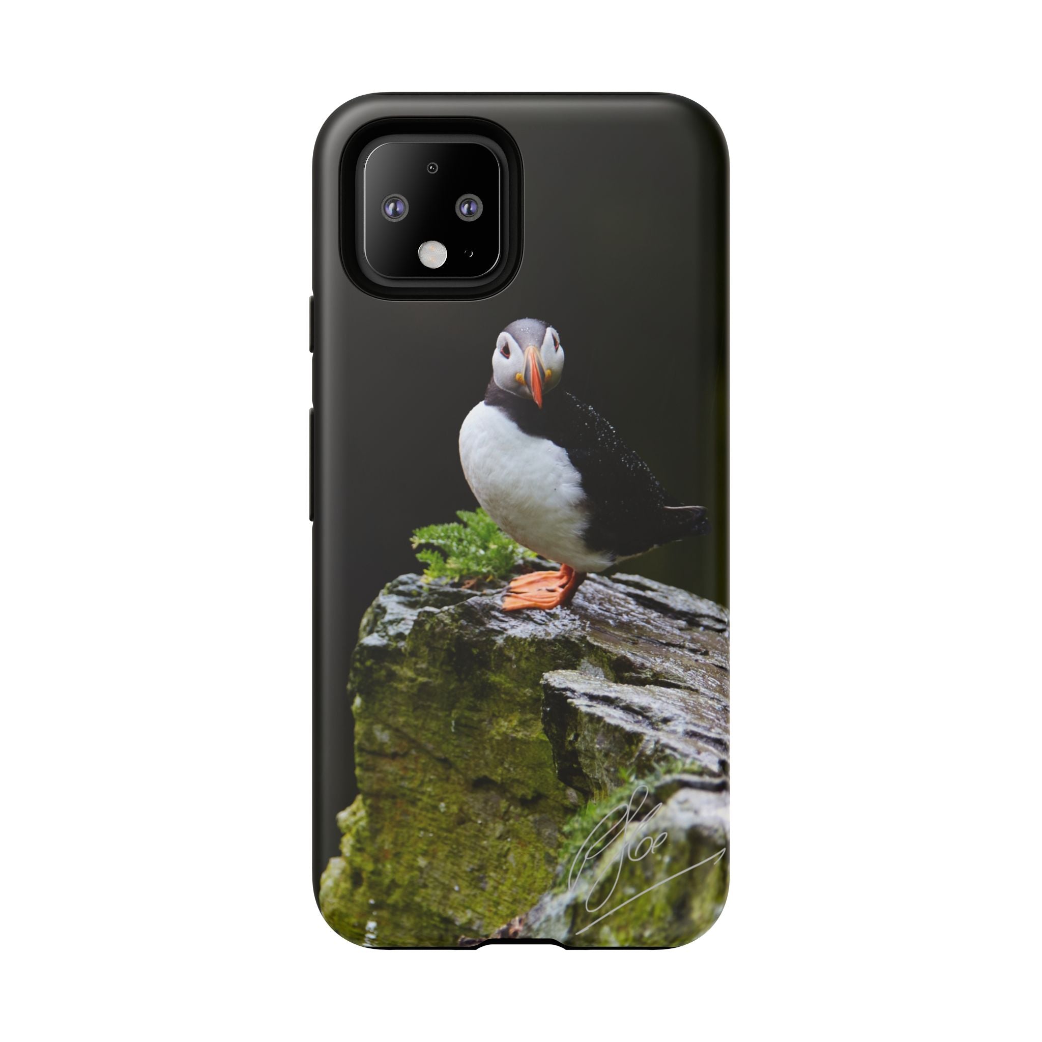 The Watchful Puffin - Android Phone Case