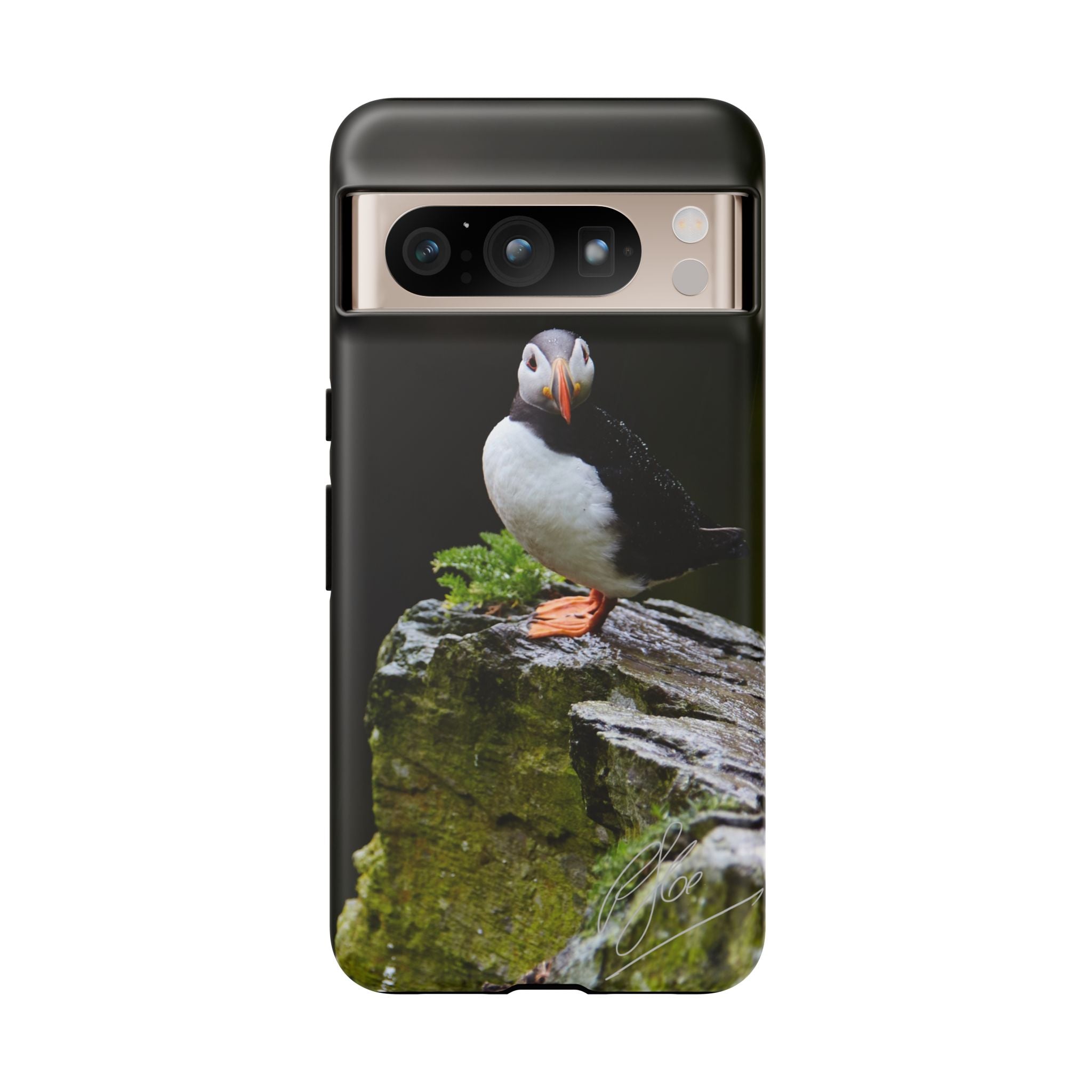 The Watchful Puffin - Android Phone Case