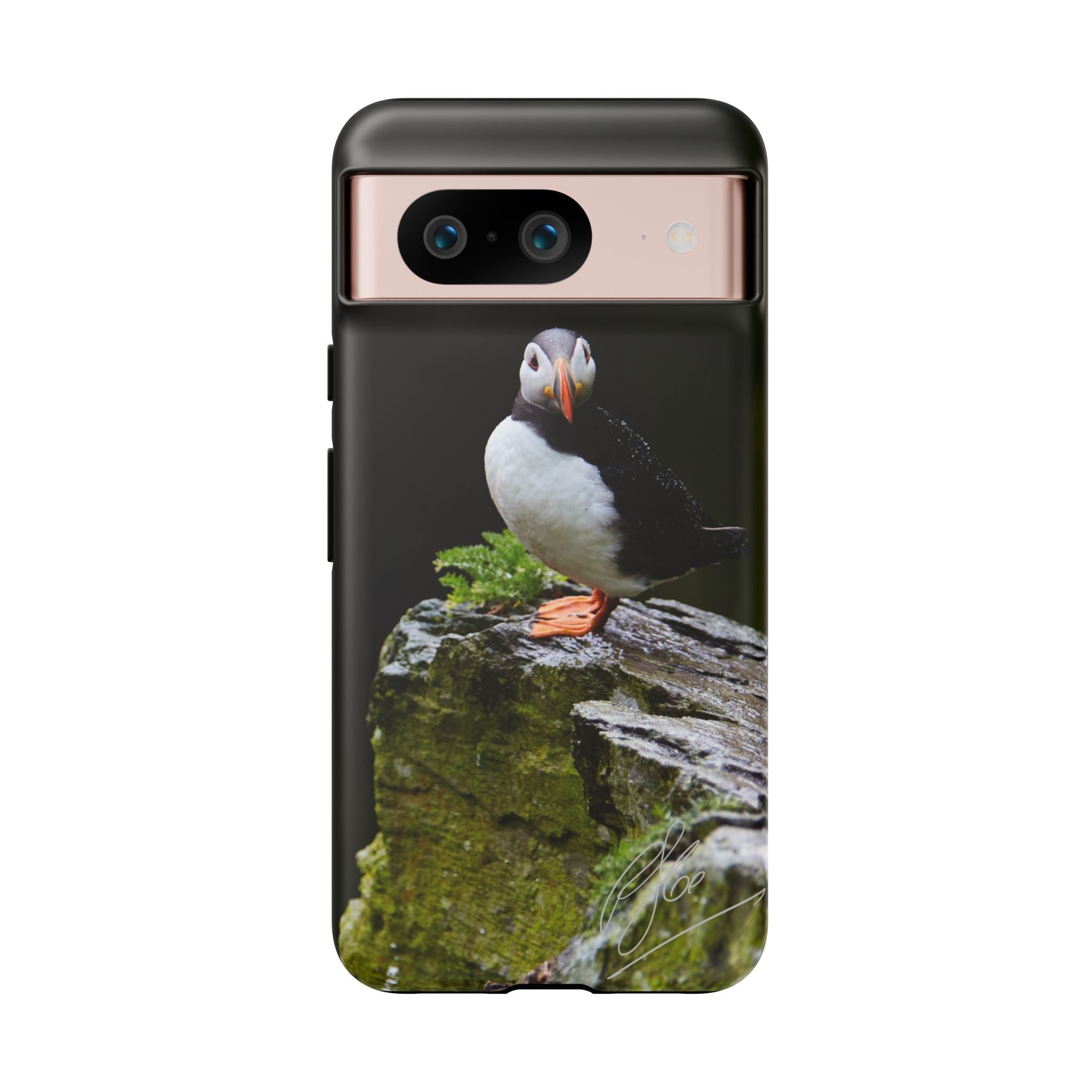 The Watchful Puffin - Android Phone Case