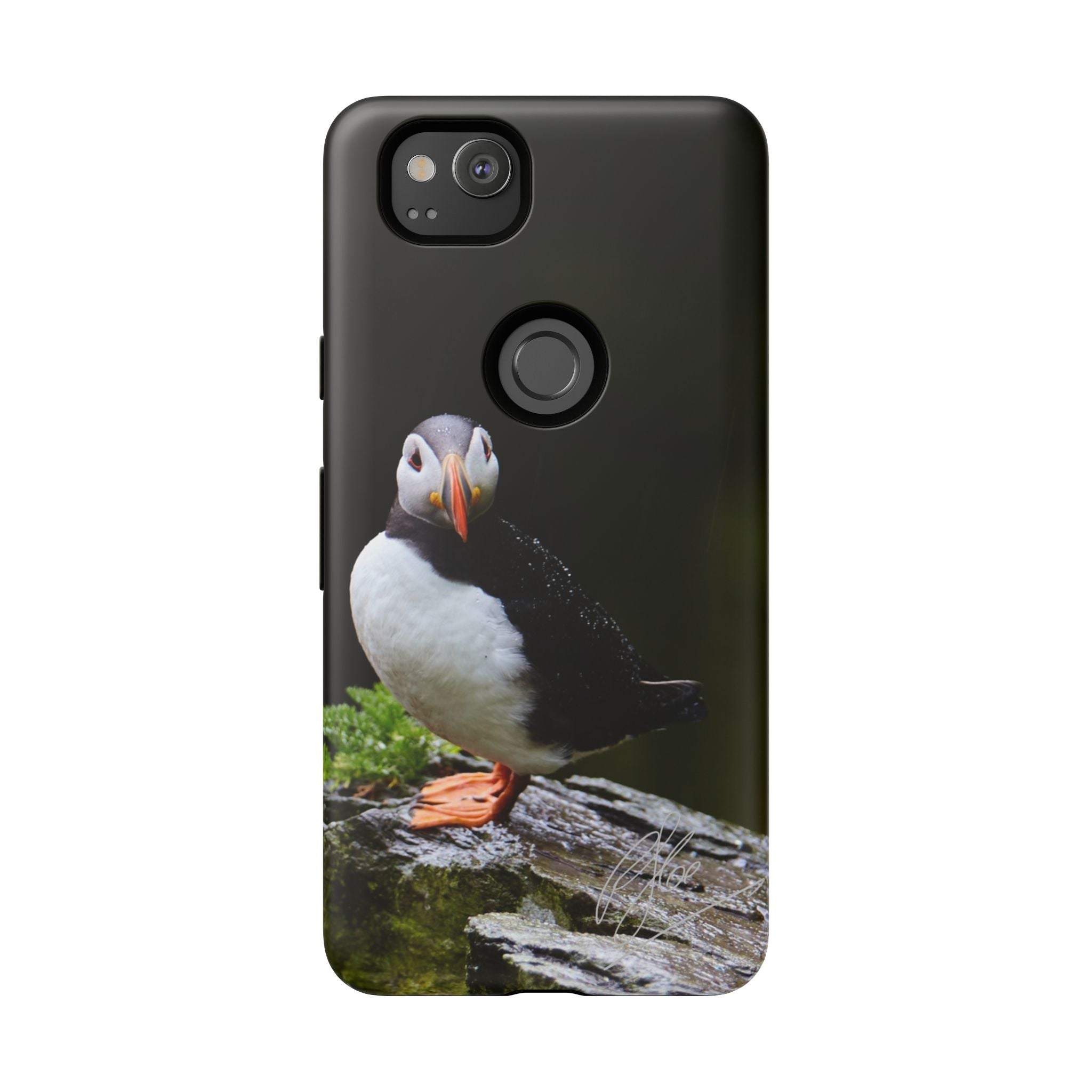 The Watchful Puffin - Android Phone Case