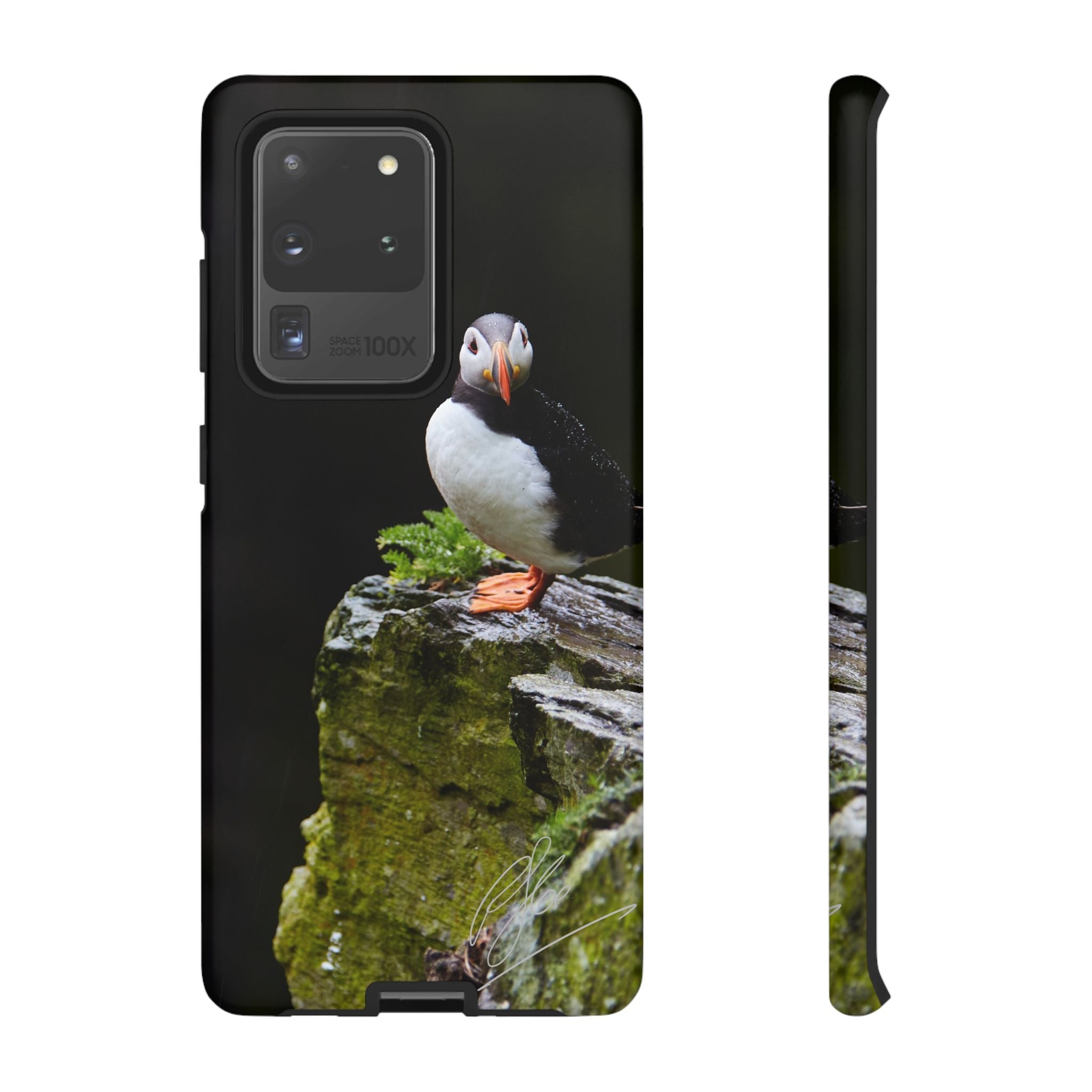 The Watchful Puffin - Android Phone Case