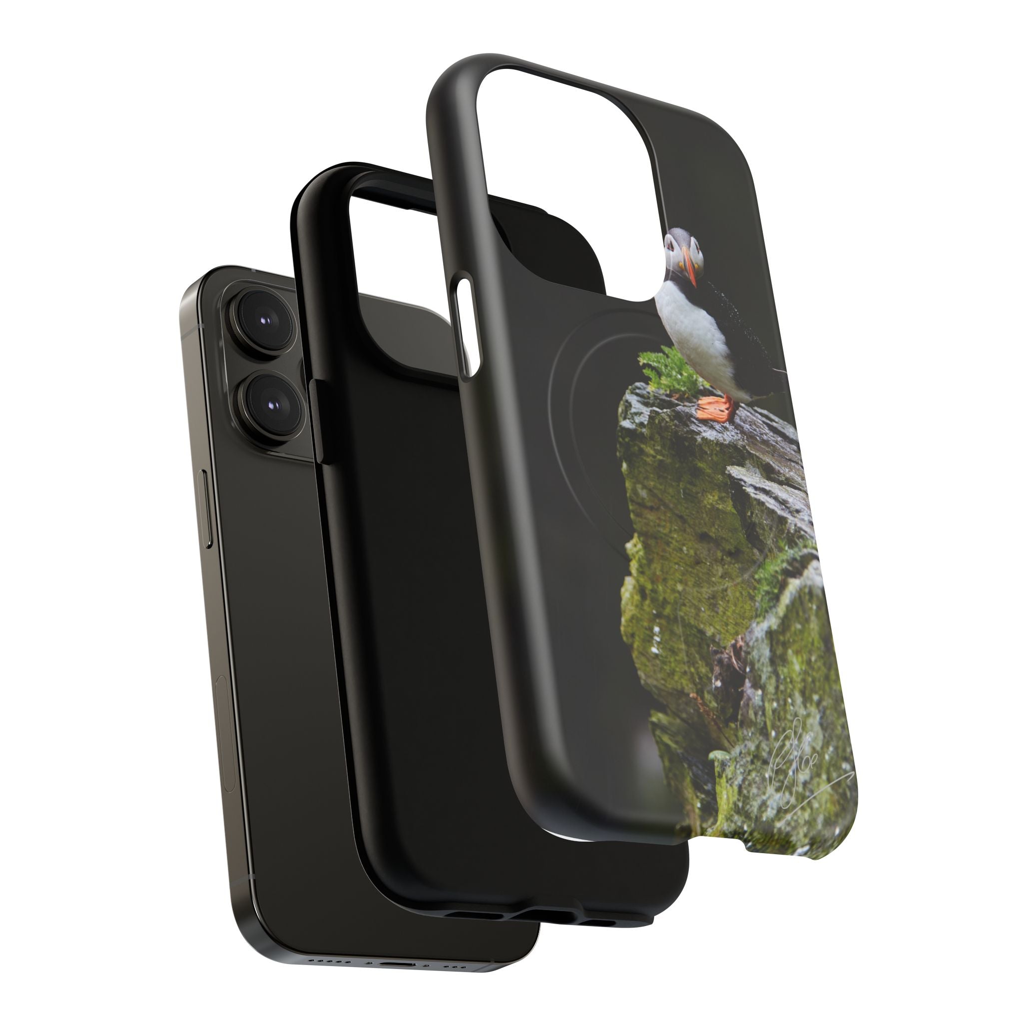 The Watchful Puffin - iPhone Magsafe Case