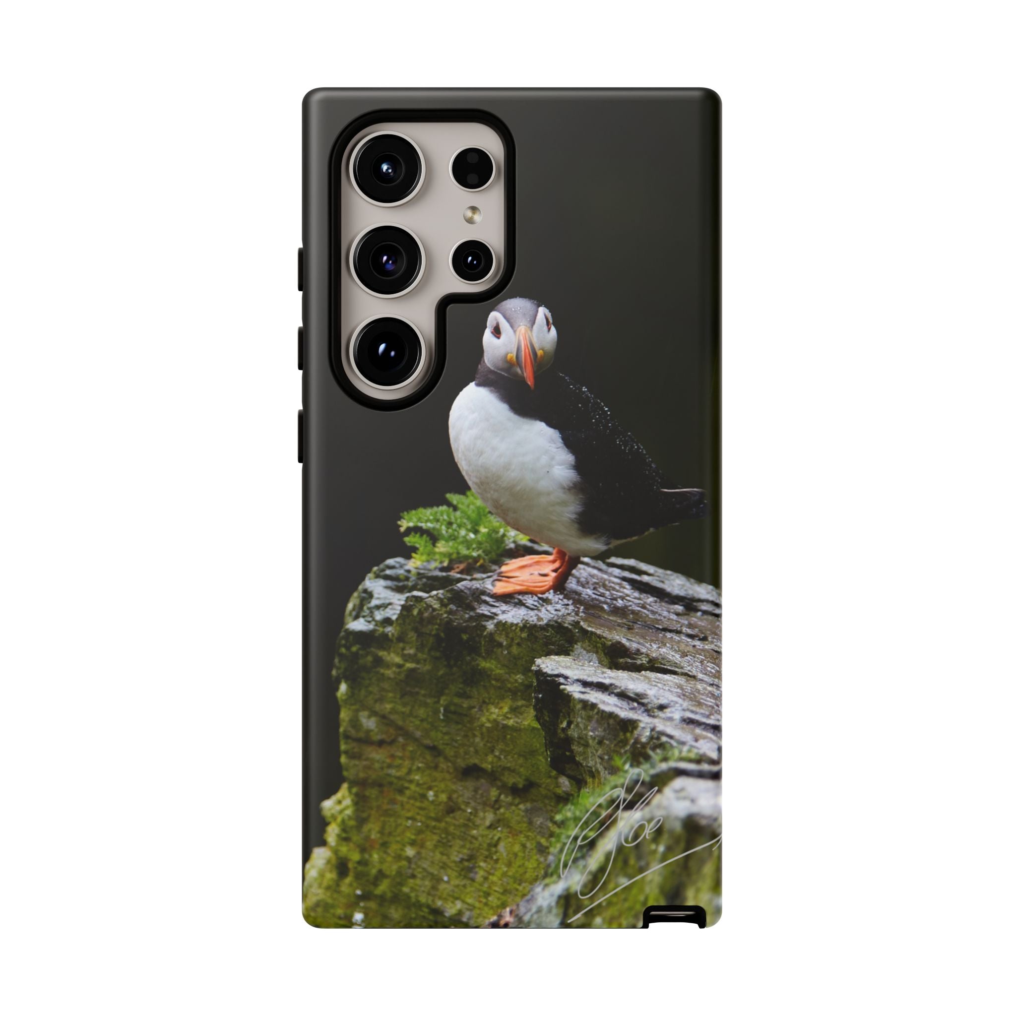 The Watchful Puffin - Android Phone Case