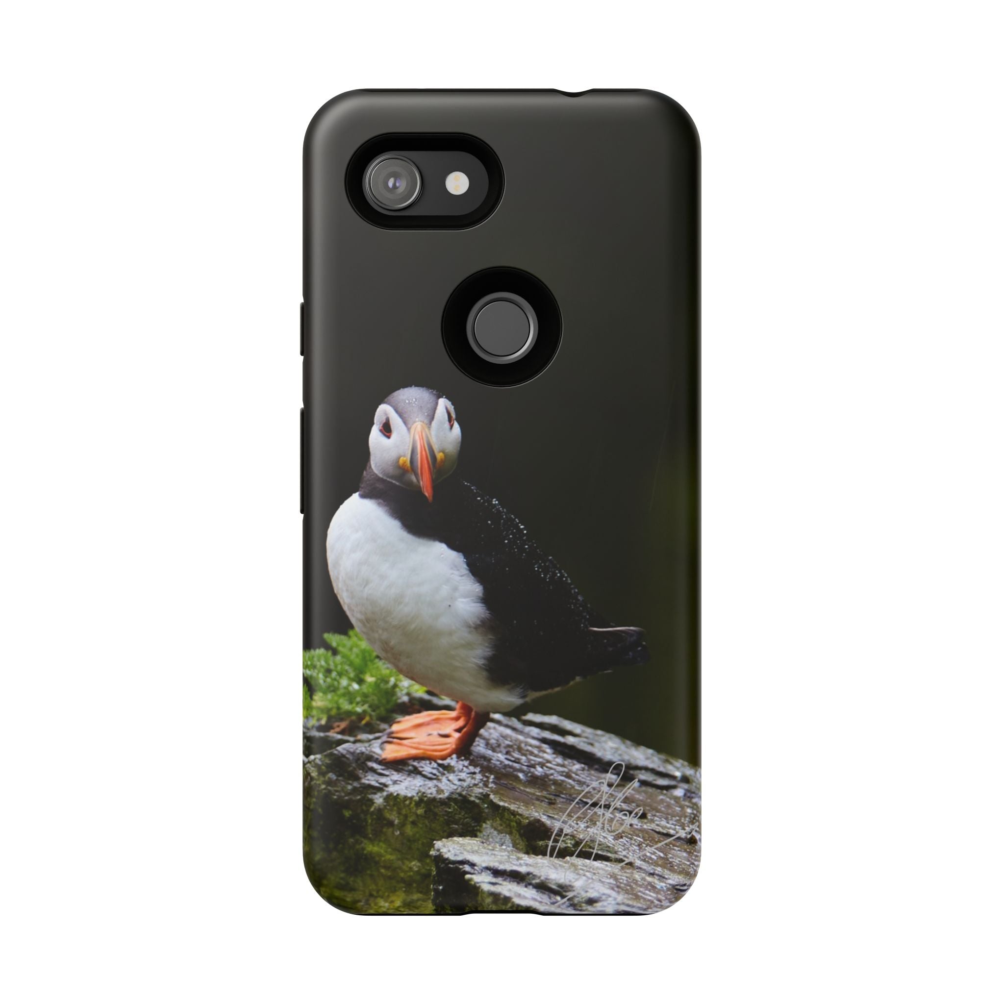 The Watchful Puffin - Android Phone Case