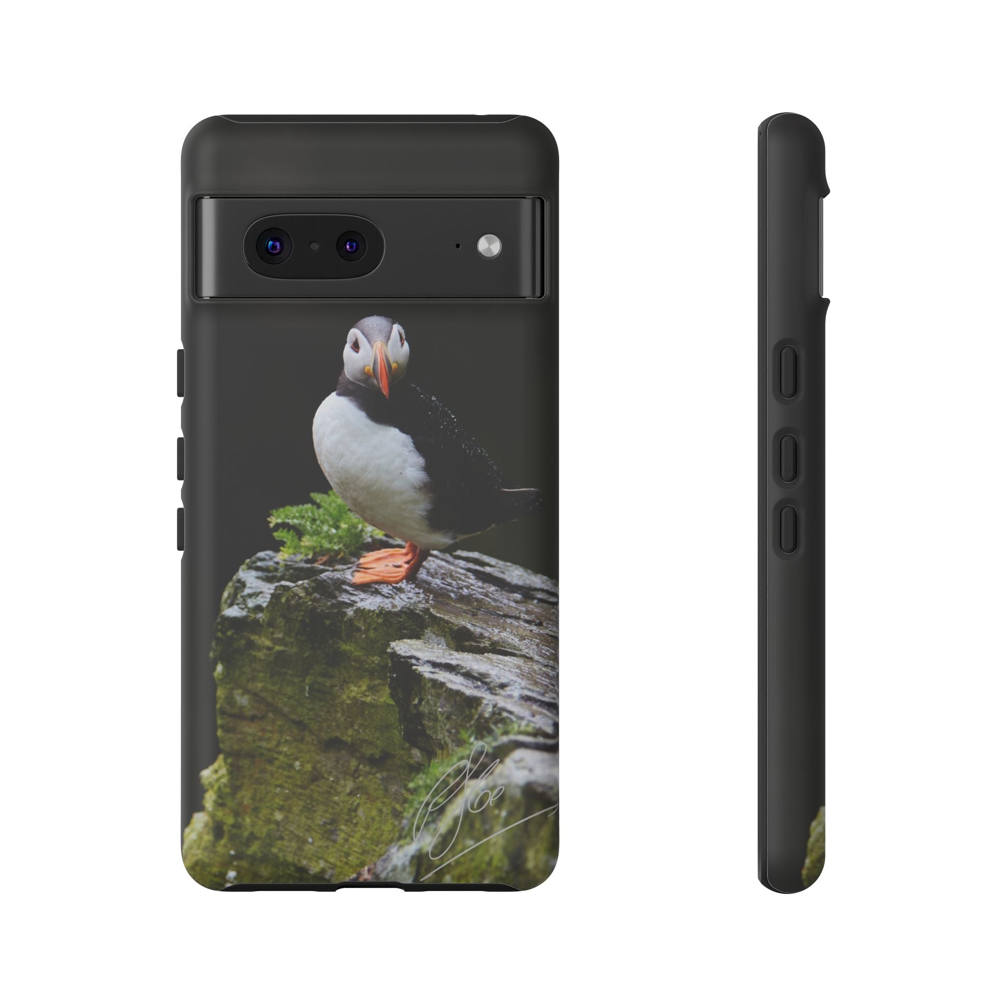 The Watchful Puffin - Android Phone Case