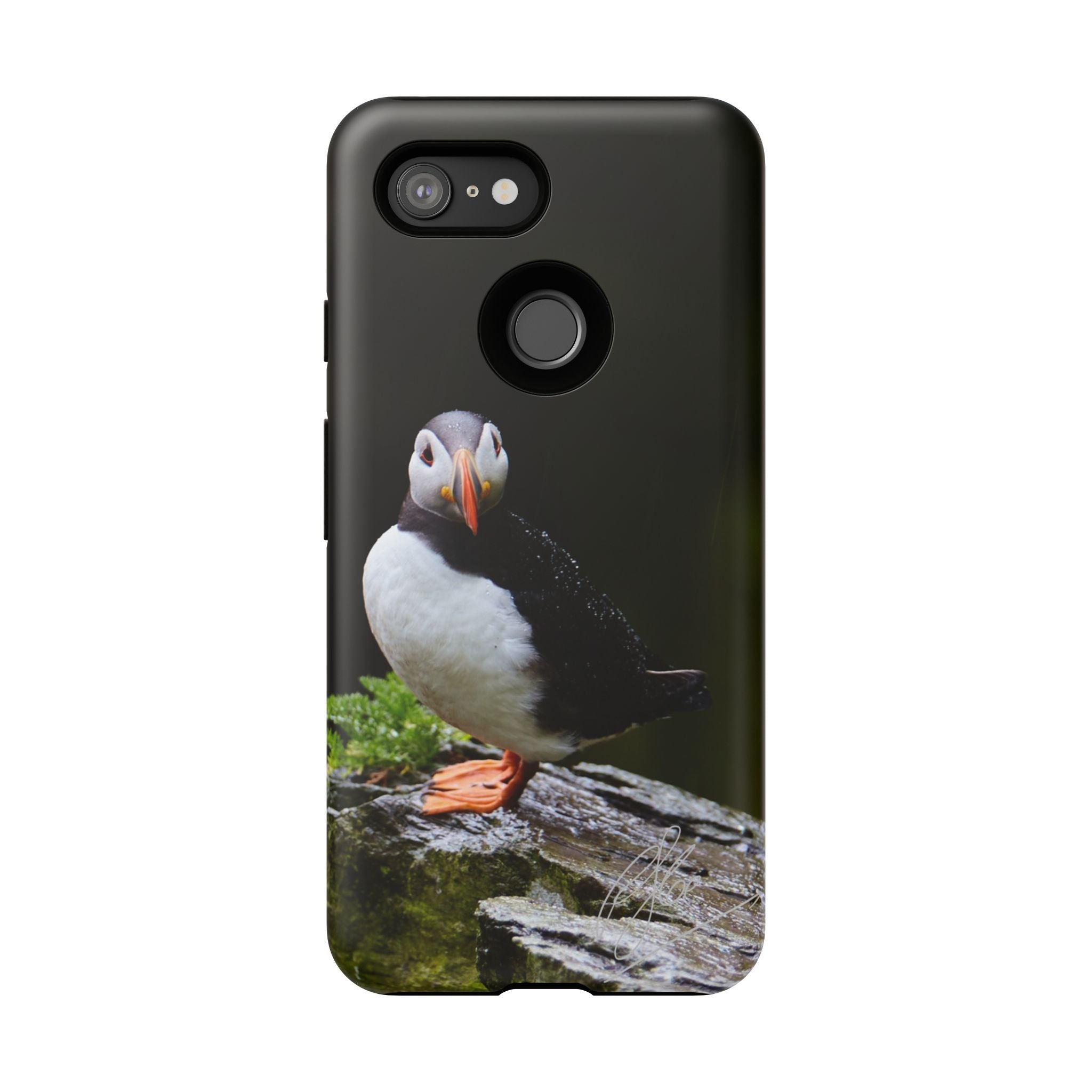 The Watchful Puffin - Android Phone Case