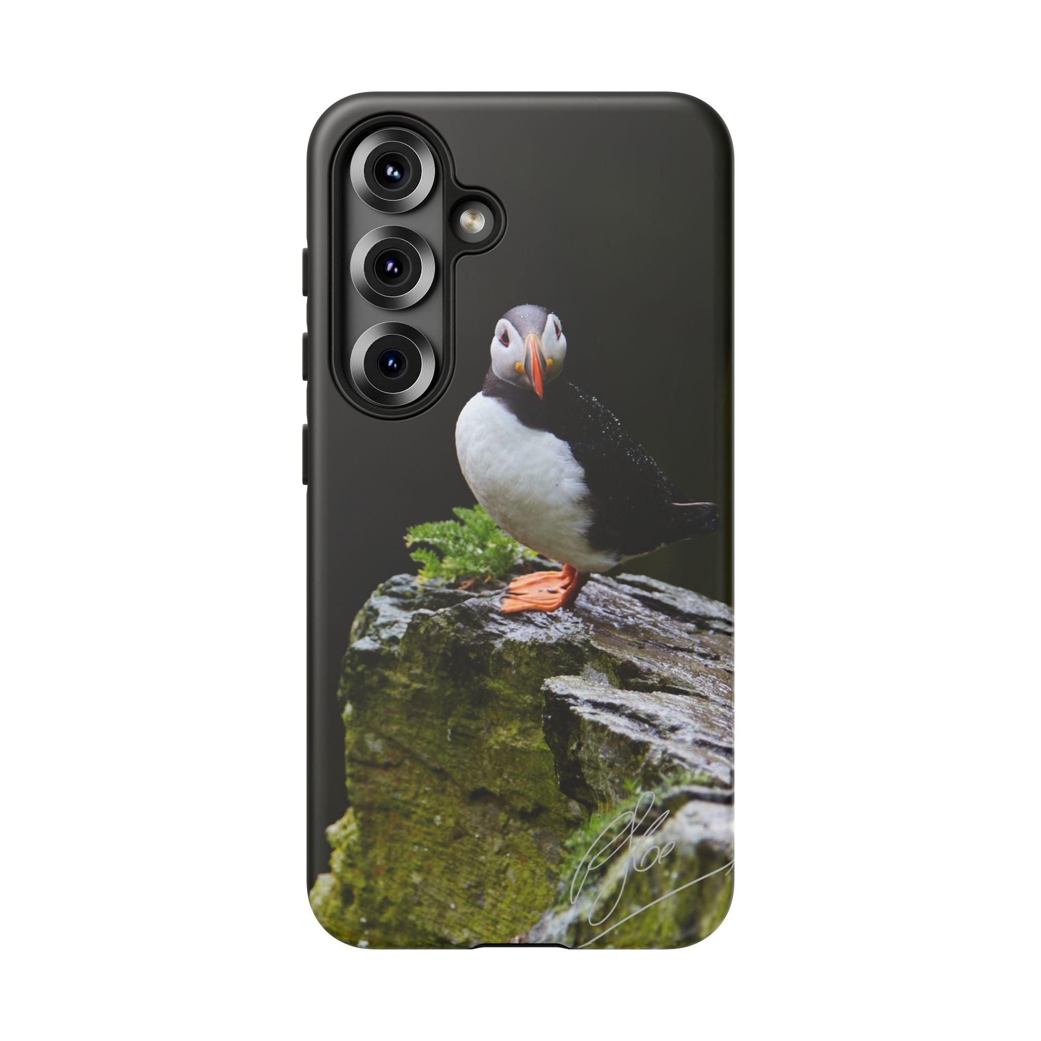The Watchful Puffin - Android Phone Case