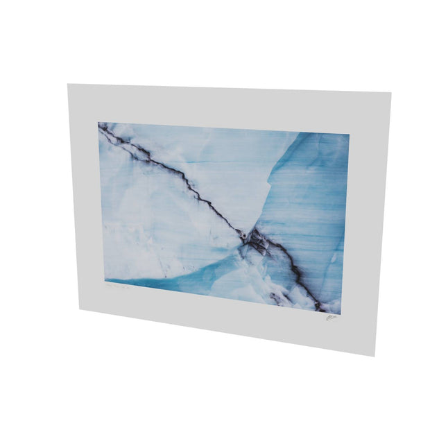 Ash Intrusion, Brasvellbreen Ice Wall, Svalbard