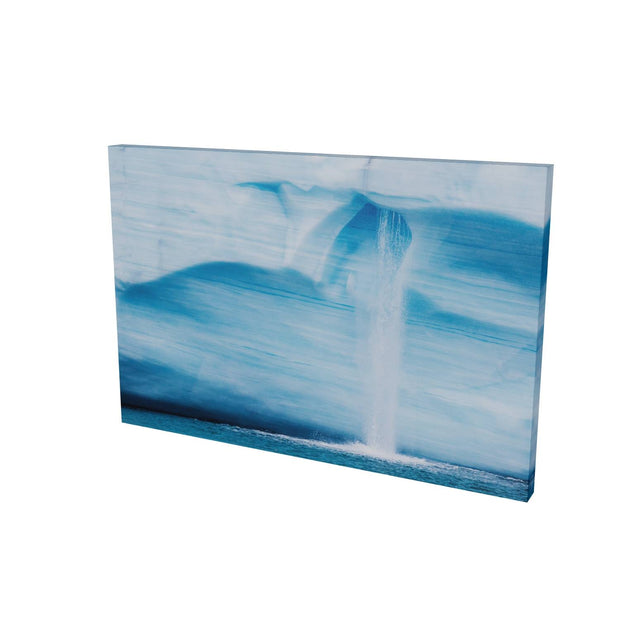 Meltwater Waterfall, Brasvellbreen Ice Wall, Svalbard