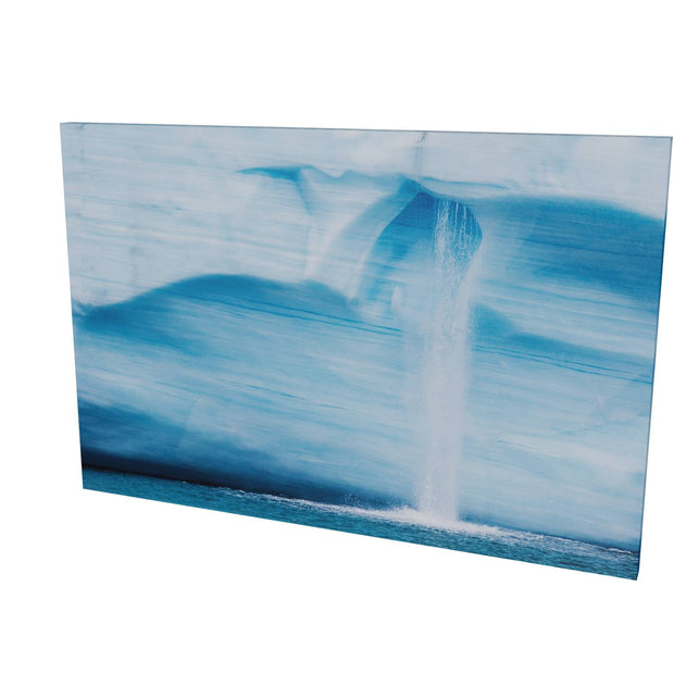 Meltwater Waterfall, Brasvellbreen Ice Wall, Svalbard