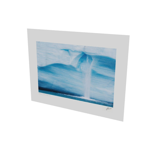 Meltwater Waterfall, Brasvellbreen Ice Wall, Svalbard