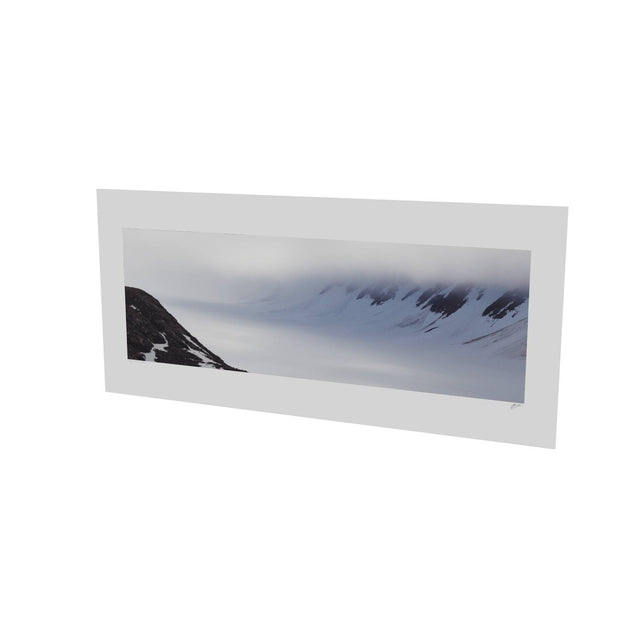 Snow-covered Glacier Pano, Svalbard