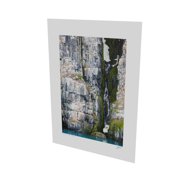 Alkefjellet Waterfall, Svalbard