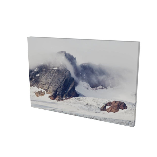 Mountain and Glacier in the Mist, Isbukta
