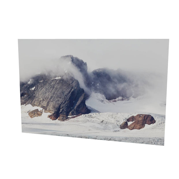 Mountain and Glacier in the Mist, Isbukta