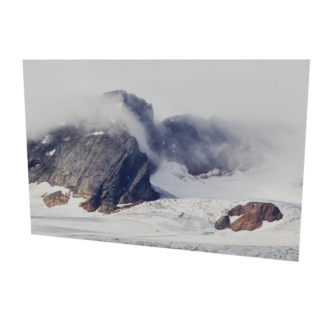 Mountain and Glacier in the Mist, Isbukta