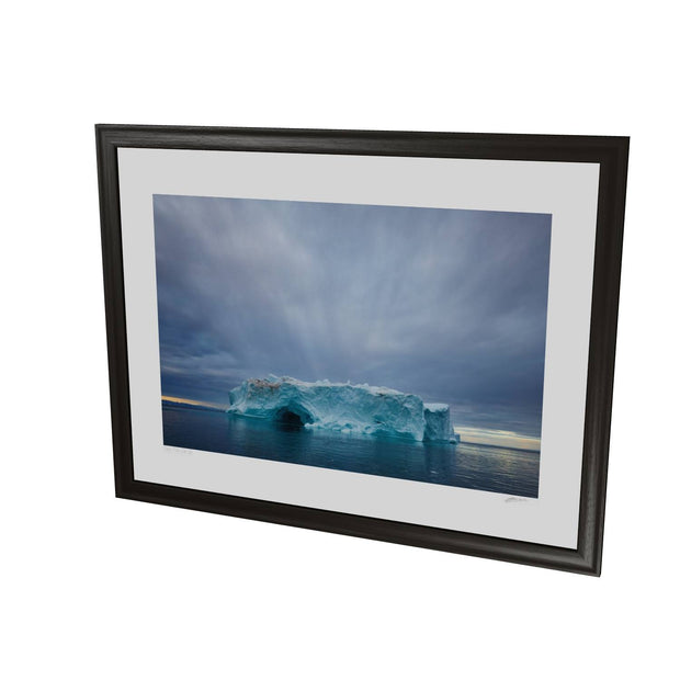 Iceberg and Squall, Greenland