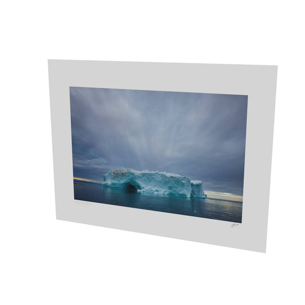 Iceberg and Squall, Greenland