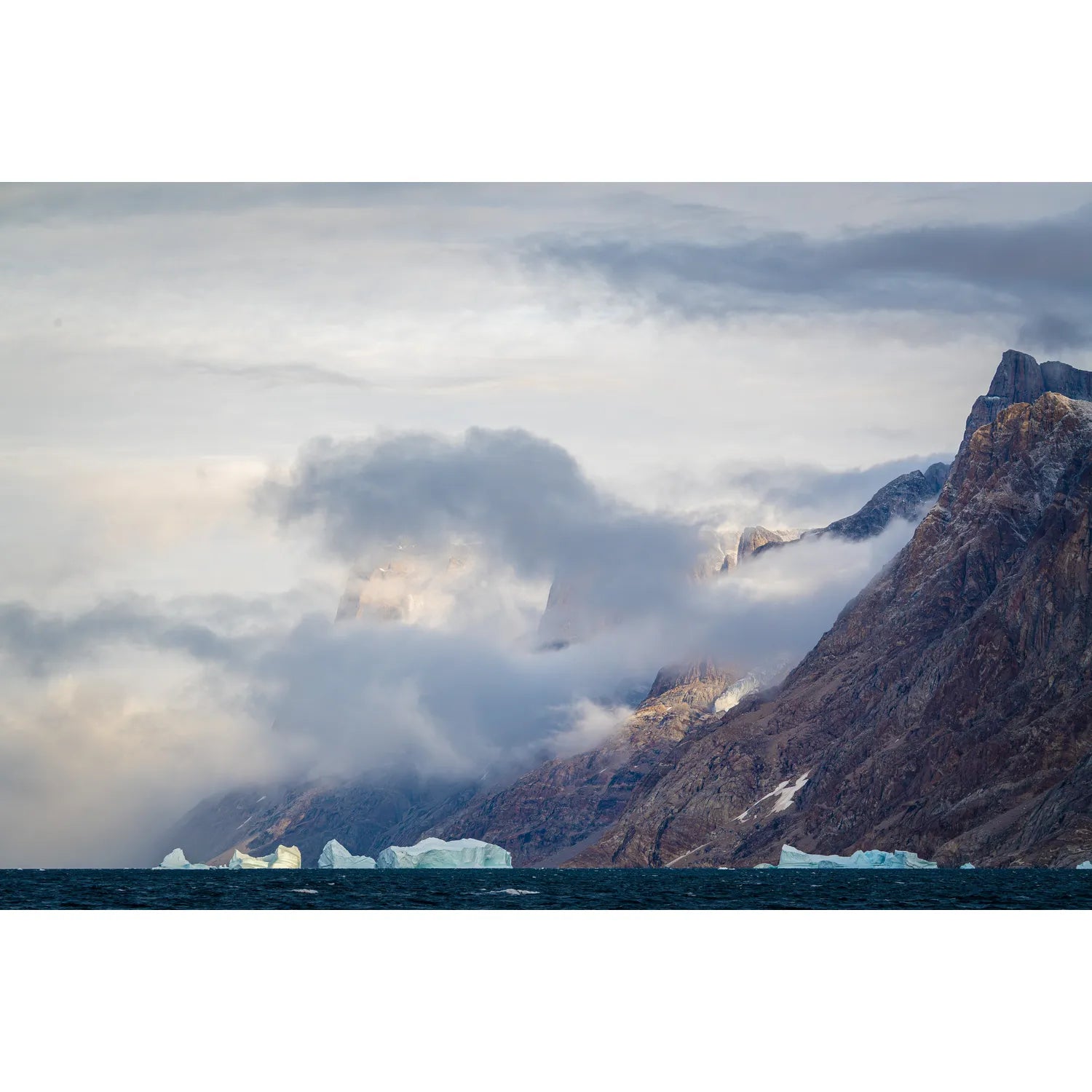 Icebergs at Scoresby Sund, Greenland