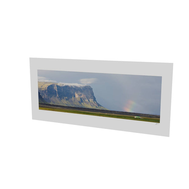 Lómagnúpur and Rainbow, Iceland
