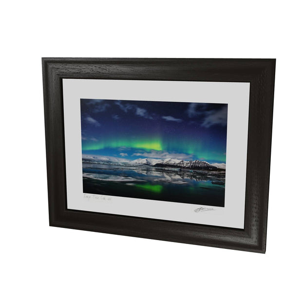 Aurora, Jökulsárlón Glacier Lagoon, Iceland