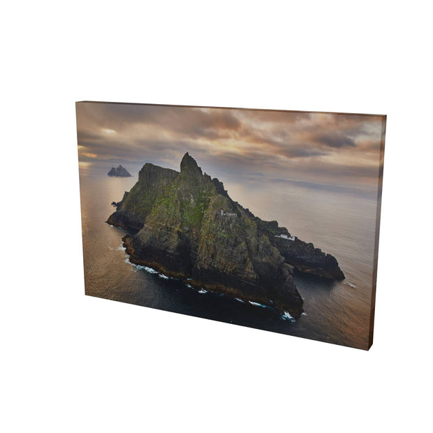 Skellig Michael with Brooding Clouds, Kerry