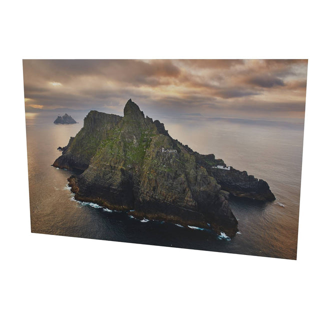 Skellig Michael with Brooding Clouds, Kerry