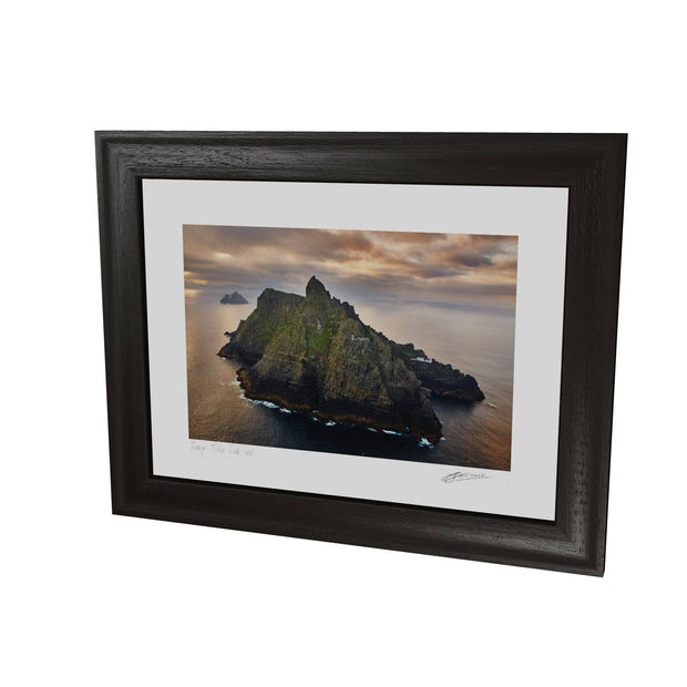 Skellig Michael with Brooding Clouds, Kerry