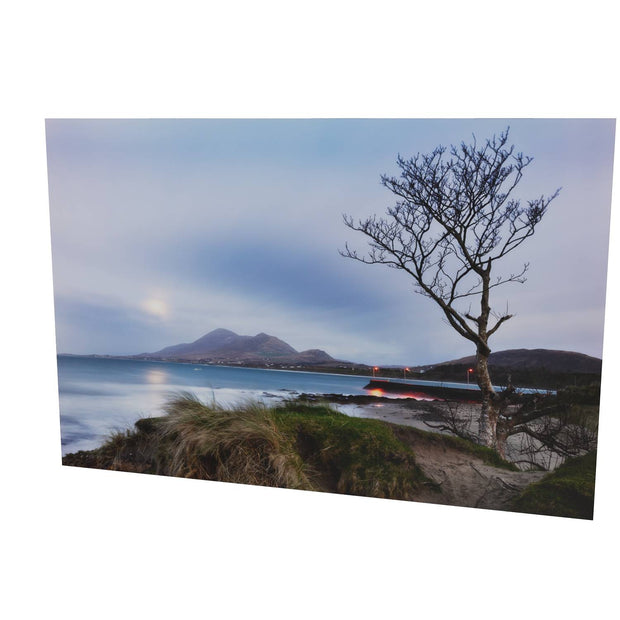 Croagh Patrick and Moon, Co. Mayo