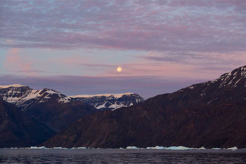 Moonrise, Greenland