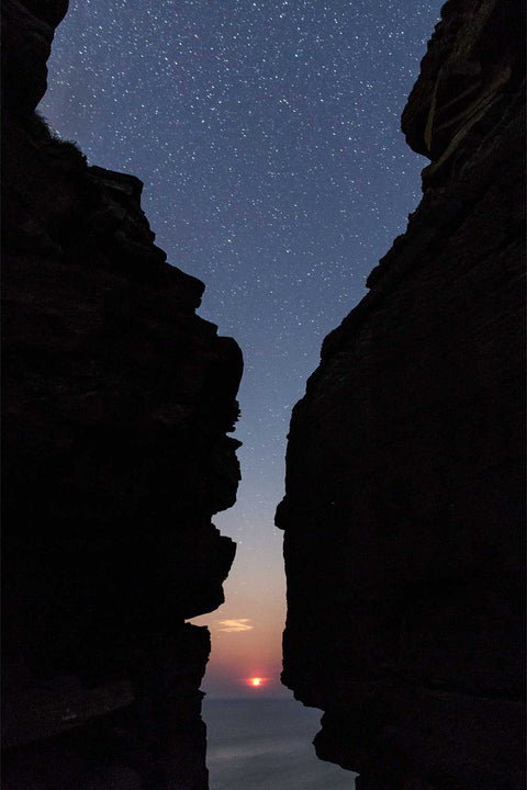 Moonrise, Hag's Head, Cliffs of Moher, Co. Clare
