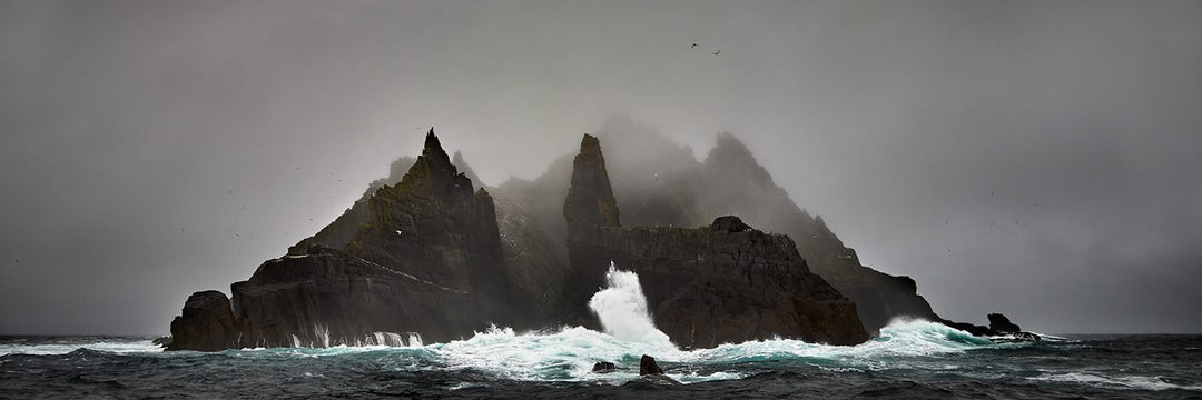 Little or Small Skellig in the Raging Atlantic