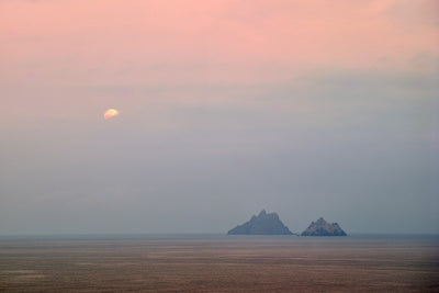 Moonset over the Skelligs