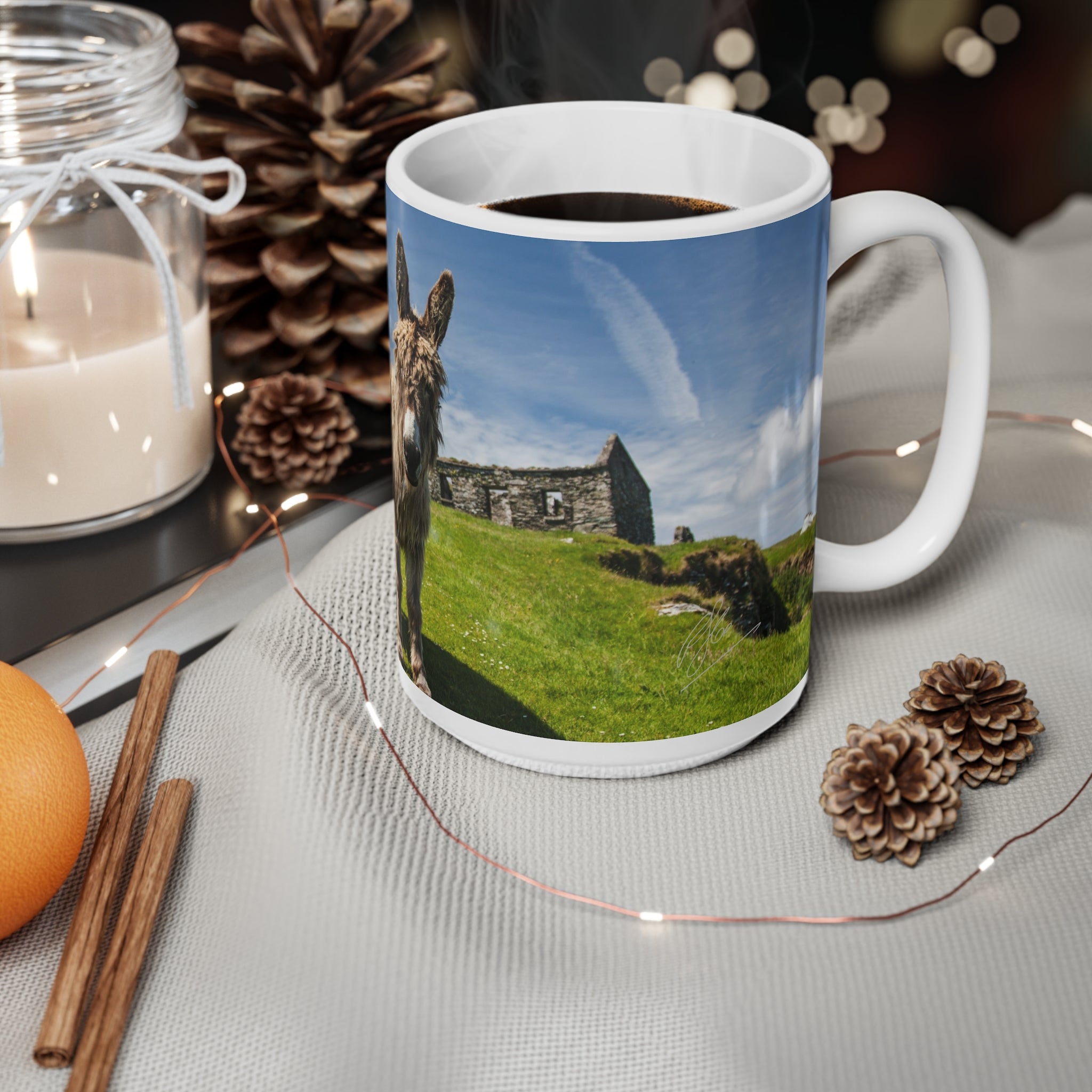 Mug - Donkeys on Great Blasket Island