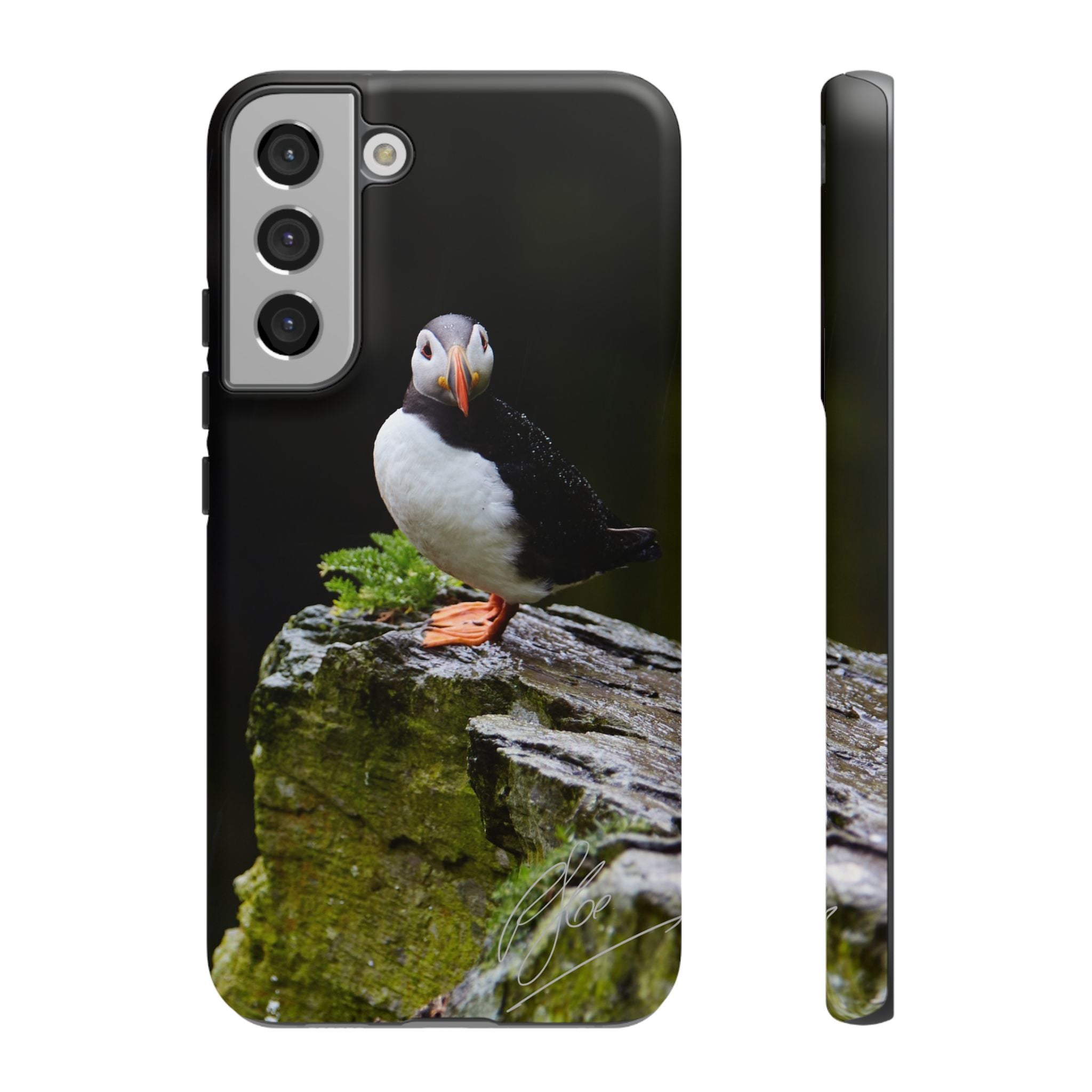 The Watchful Puffin - Android Phone Case