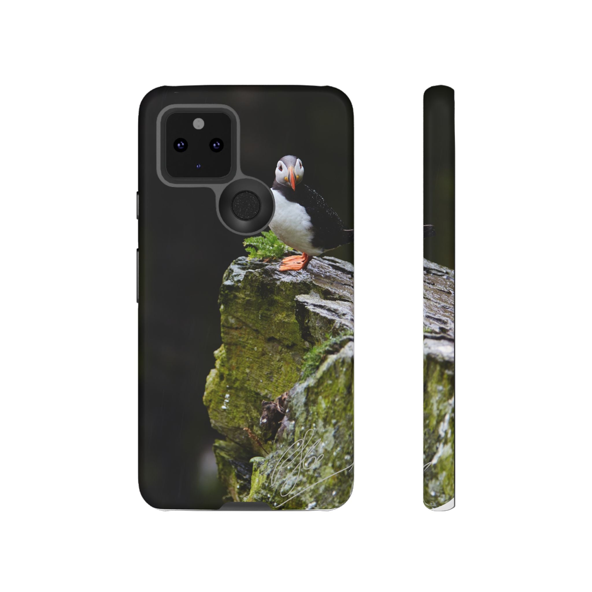 The Watchful Puffin - Android Phone Case