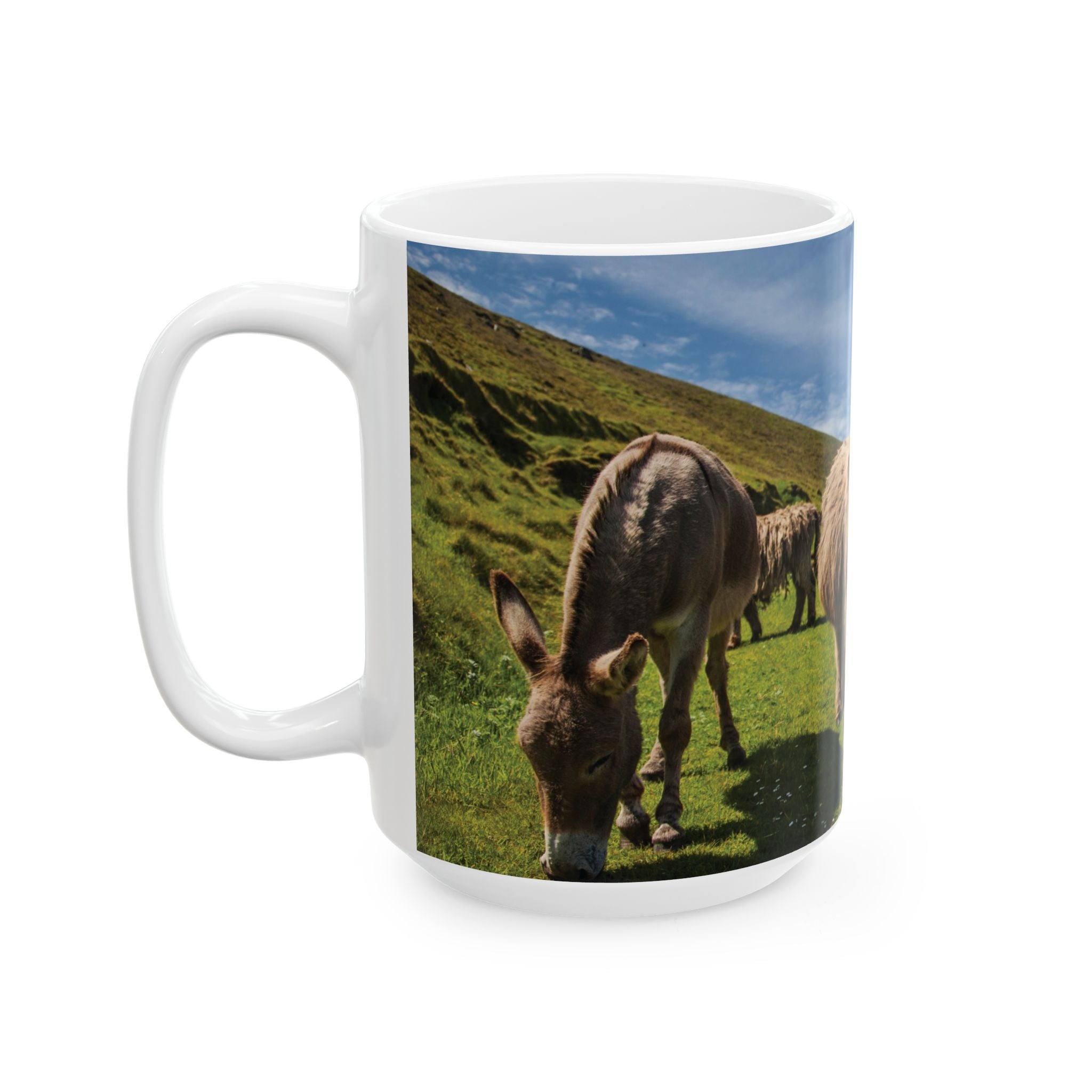 Mug - Donkeys on Great Blasket Island