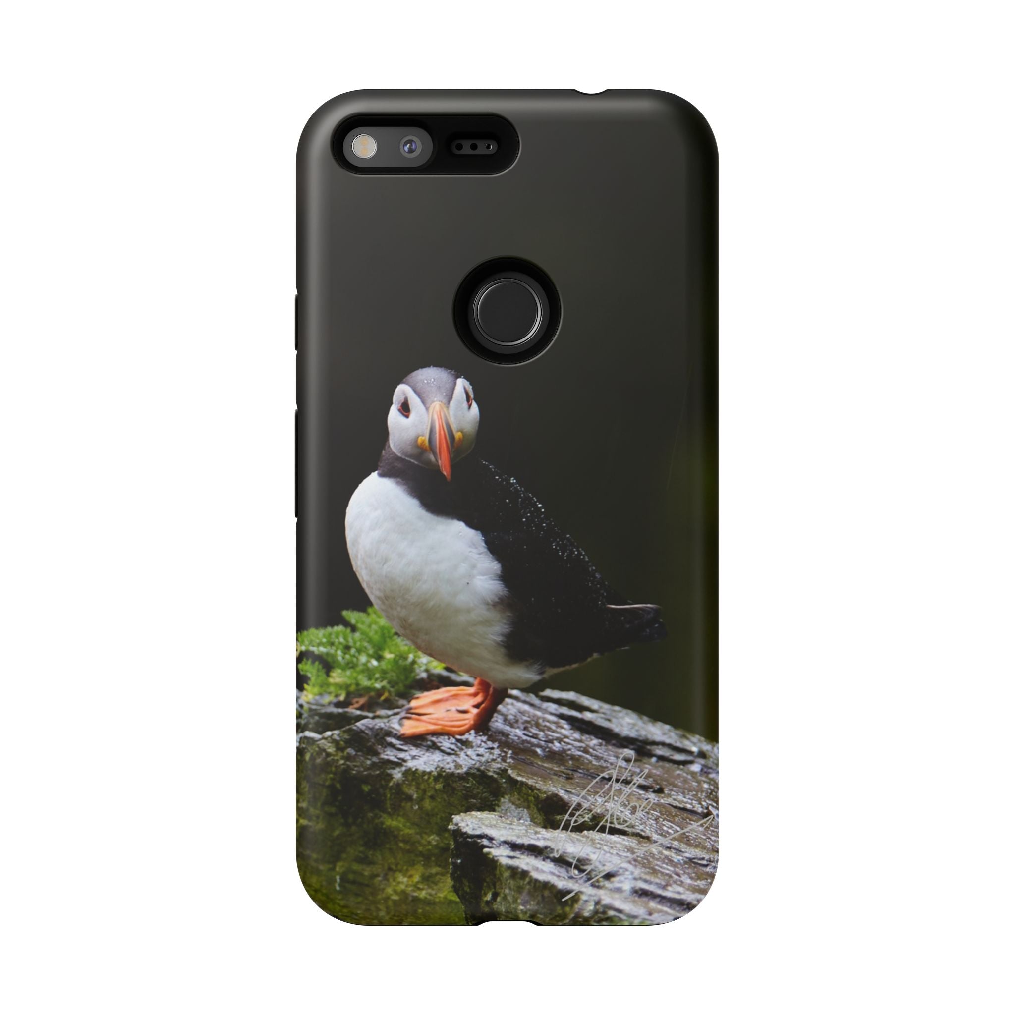 The Watchful Puffin - Android Phone Case